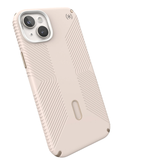 Funda iPhone 15 Plus Speck Presidio Grip - Bleached Bone