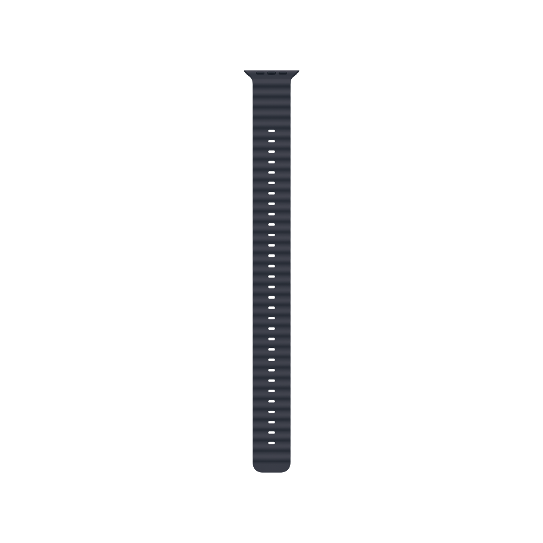 Extensión para correa Ocean azul marino (49 mm) - Titanio negro
