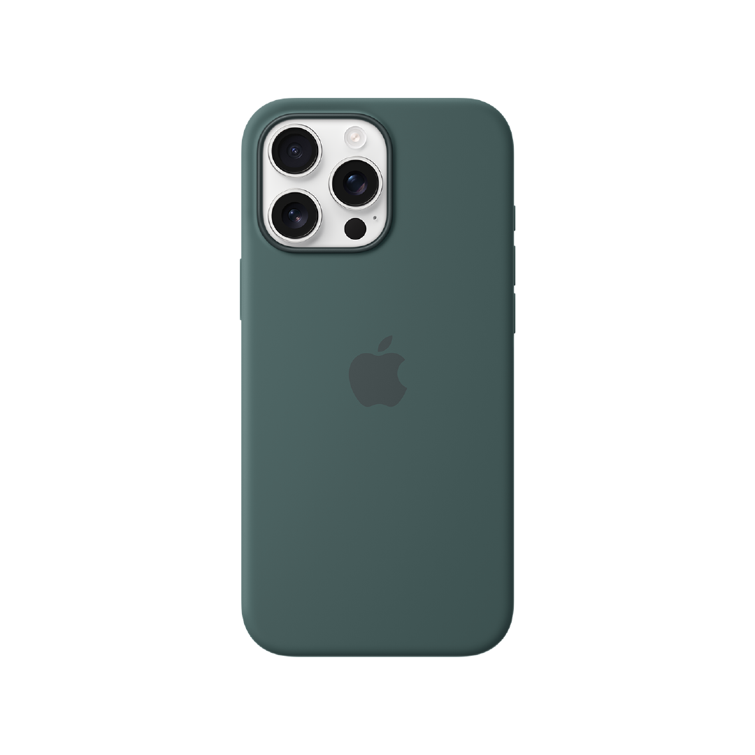Funda de silicona con MagSafe de Apple para el iPhone 16 Pro Max - Verde lago