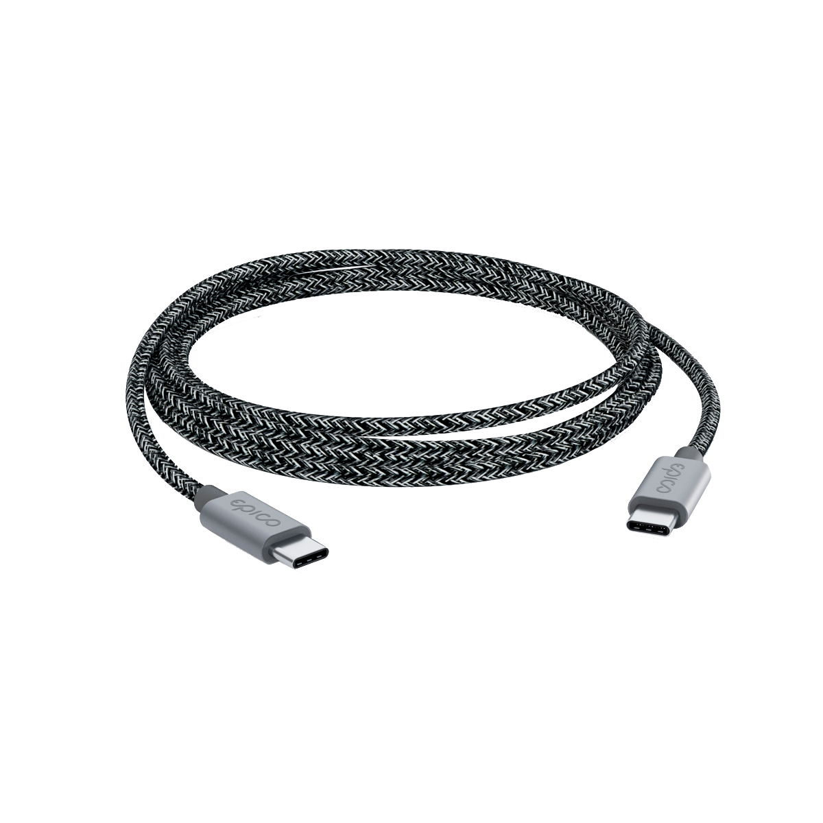 Cable de carga trenzado USB-C de 240 W de Epico (2 m) - Gris espacial