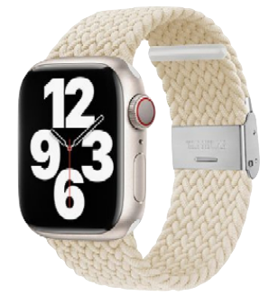 Correa Apple Watch 41 mm Devia Nylon - Starlight