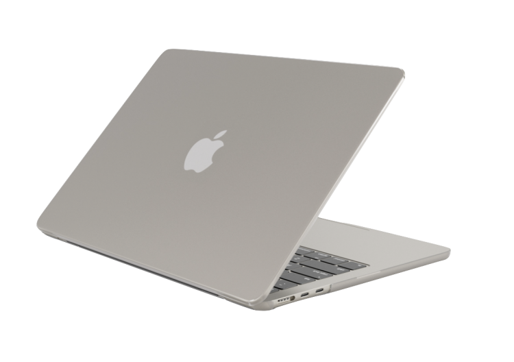 Carcasa MBA 13 (Apple M2/M3/M4) Epico Slim Shell - Transparente