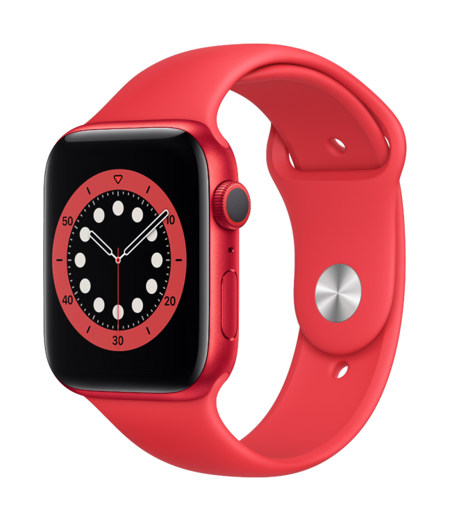 Apple Watch Series 6 GPS + Cellular 44mm Aluminio PRODUCT Red - Correa deportiva PRODUCT Red