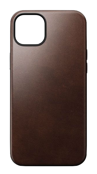 Funda iPhone 15 Plus Nomad Coque Modern Cuir Horween - Marrón