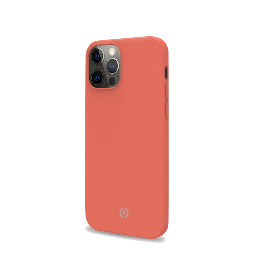 Funda Celly Cromo iPhone 12 Pro Max - Naranja