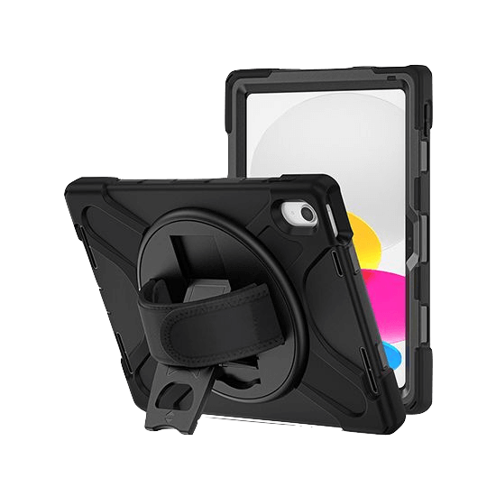 Funda Coque Securit Rotativa para iPad 10,9 10th Gen. color negra