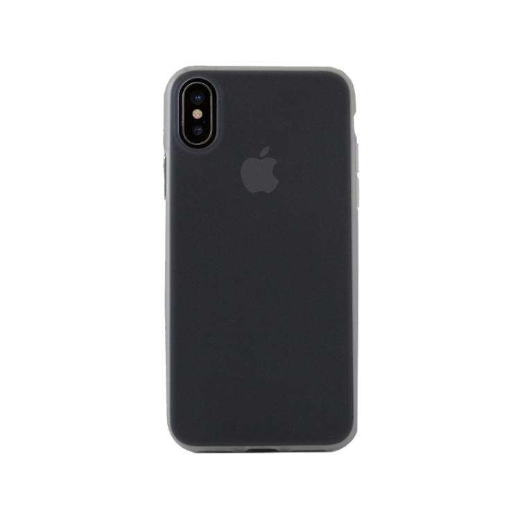 Funda iPhone X Ultraslim - traslúcida color humo Aiino Z3r0