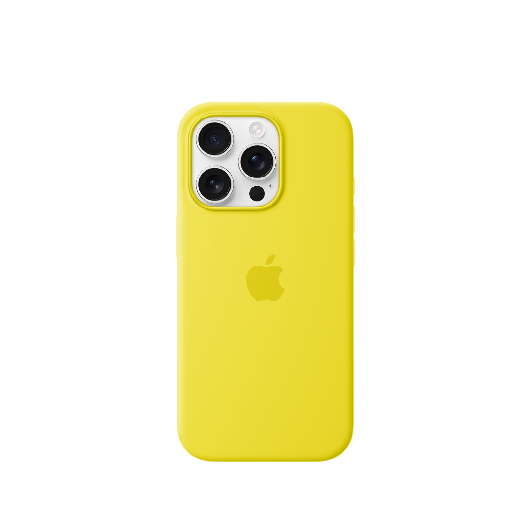 Funda de silicona con MagSafe de Apple para el iPhone 16 Pro - Amarillo carambola