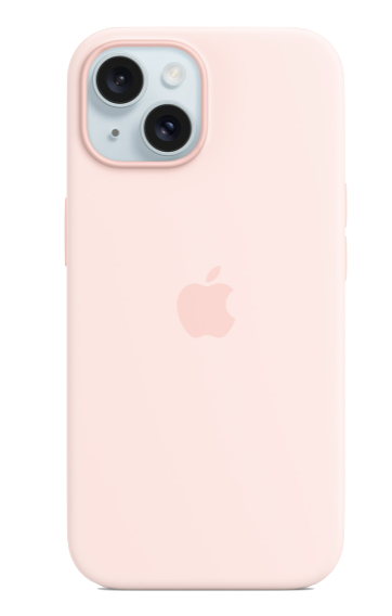 Funda iPhone 15 Apple Silicone Case - Rosa Claro