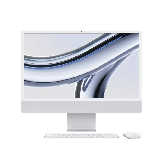 iMac 24 Retina 4,5K Apple M1 GPU 8 núcleos 16GB/256GB | Plata