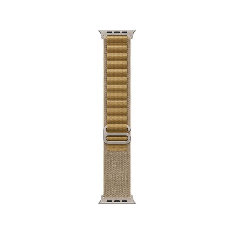Correa Loop Alpine color canela (49 mm) - Talla M - Titanio natural
