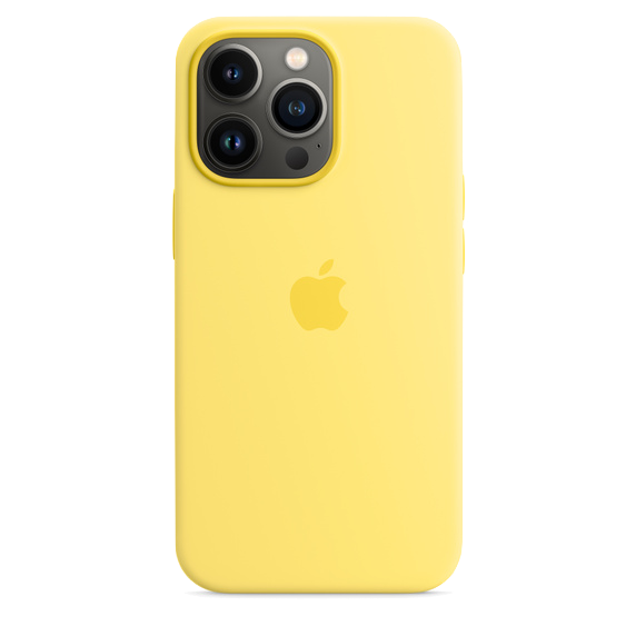 Funda Silicone Case para el iPhone 13 Pro Max - Ralladura De Limón