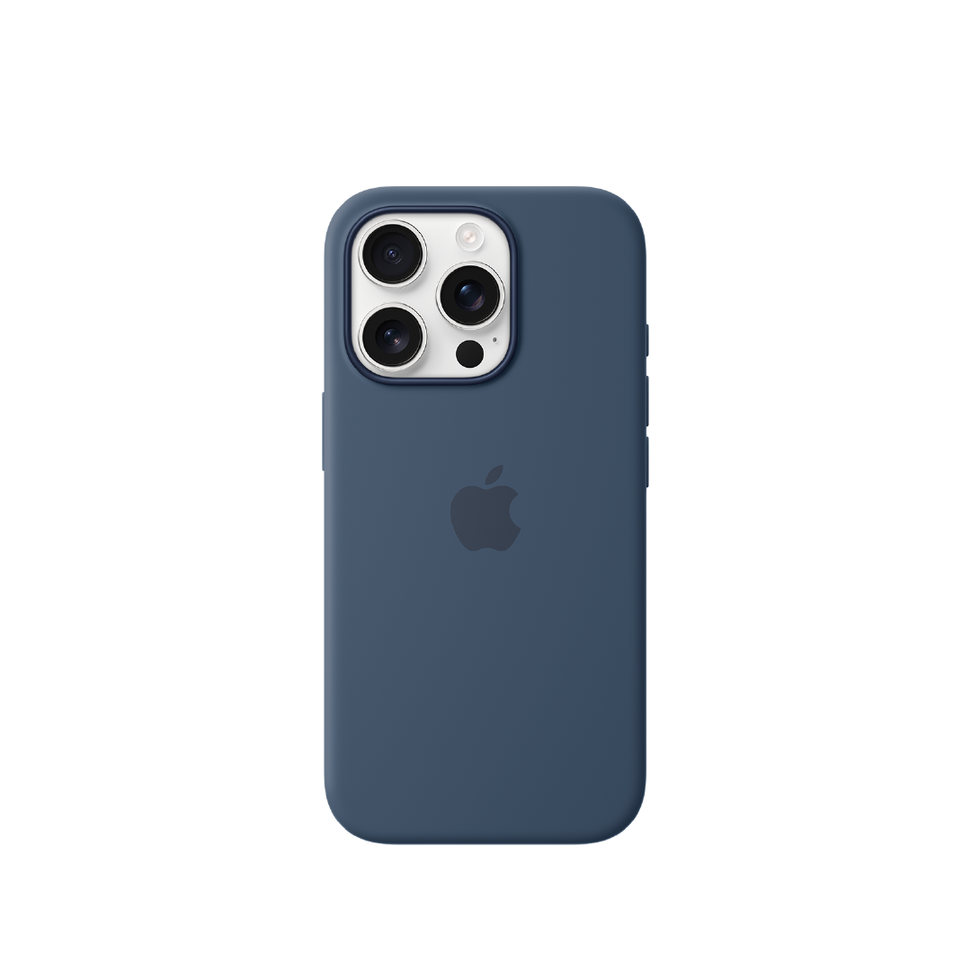 Funda de silicona con MagSafe de Apple para el iPhone 16 Pro - Azul denim