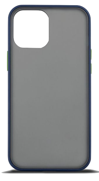 Funda aiino Foggy Negro semi-transparente for iPhone 13