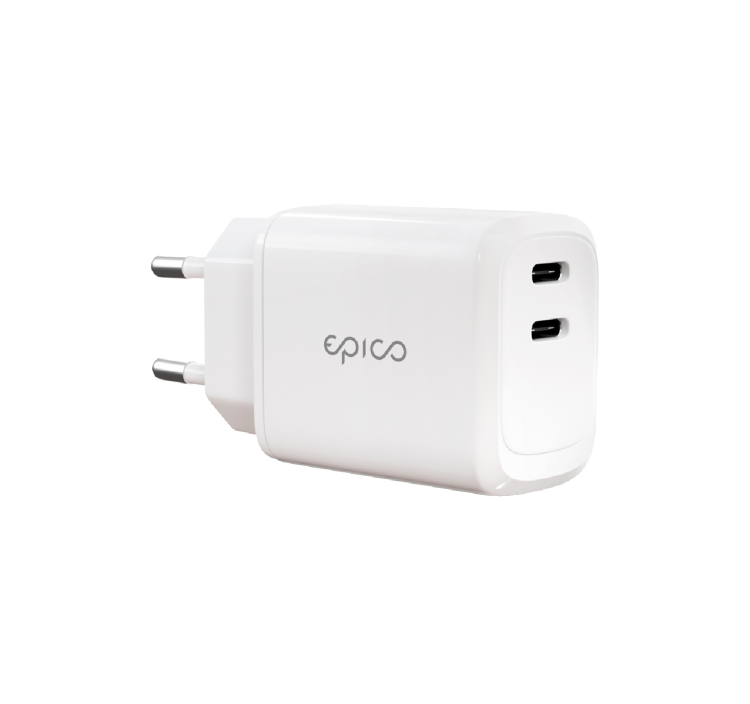 Cargador PD de 45 W con dos puertos USB-C de Epico
