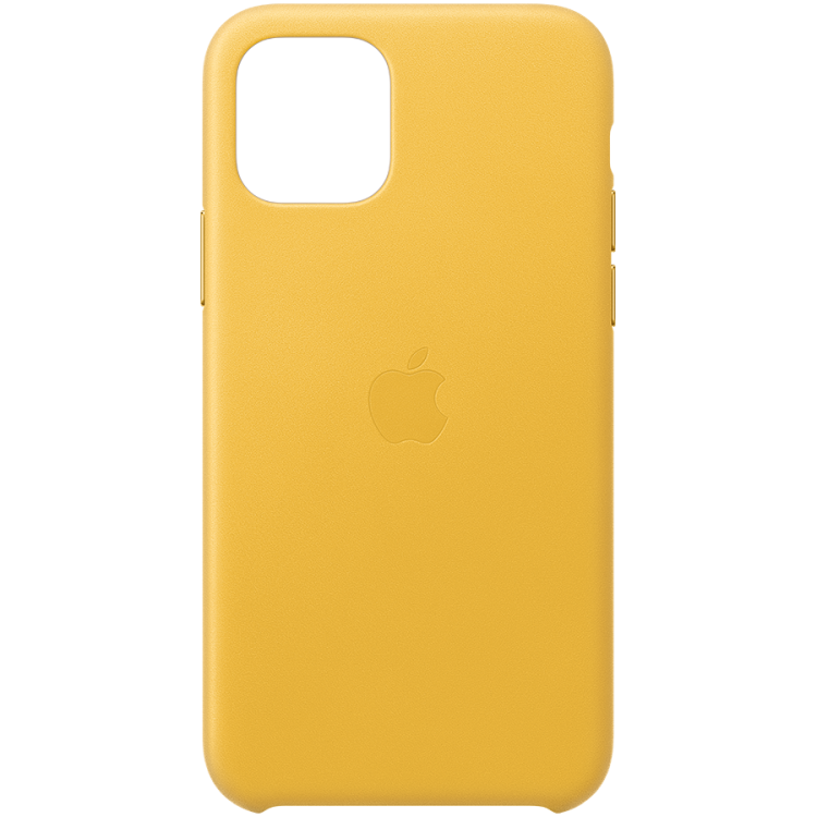 Funda Apple Leather Case para el iPhone 11 Pro - Amarillo cítrico