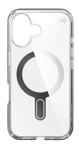 Funda Presidio ClickLock de Speck para el iPhone 16 Plus - Transparente