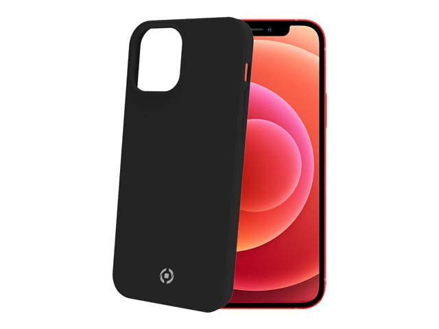 Funda iPhone 12 mini Celly Cover Cromo - Negro
