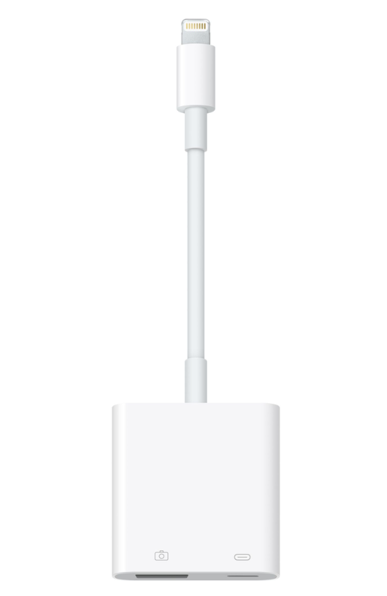 Adaptador de conector Lightning a USB 3 para cámaras de Apple