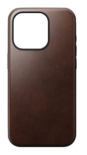 Funda iPhone 15 Pro Nomad Coque Modern Cuir Horween - Marrón