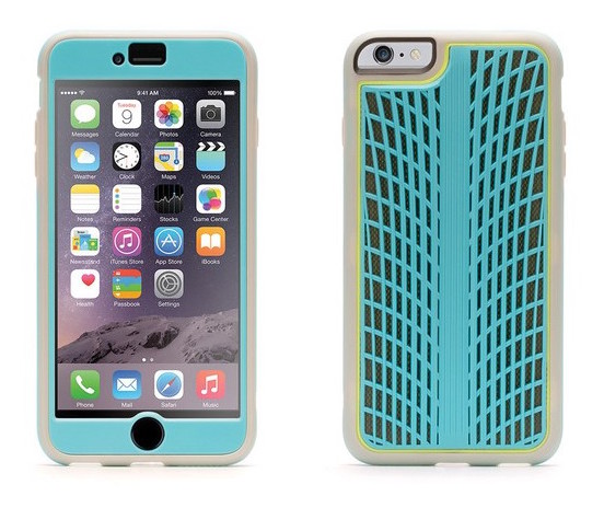 Funda iPhone 6 Plus Griffin Identity Traction Azul / Gris