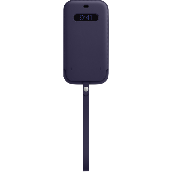 Funda Integral Piel Apple iPhone 12 / 12 Pro - Violeta Profundo