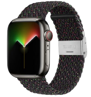 Correa Apple Watch 41 mm Devia Nylon - Negro