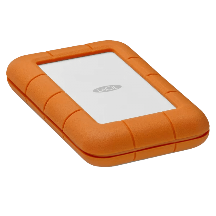 Disco Duro portátil Rugged con USB-C y de 5TB de Lacie