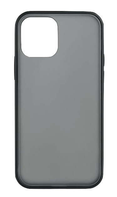 Funda aiino Foggy Negro semi-transparente for iPhone 13