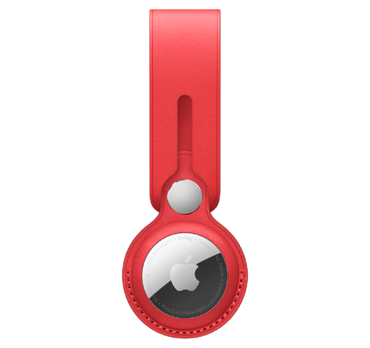 Correa Loop de piel para el AirTag de Apple - (PRODUCT)RED