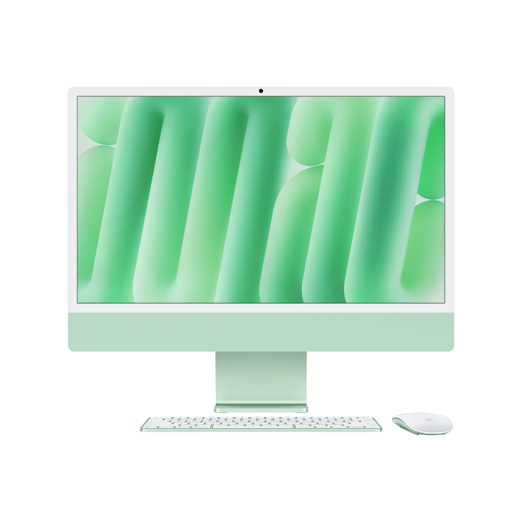 iMac 24 Retina 4,5K Apple M4 GPU 10 núcleos 16GB/256GB/Magic Keyboard Touch ID | Verde