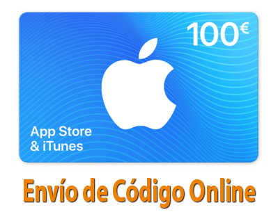 Tarjeta precarga Apple Gift Card 100€ válida para iTunes Store, App Store y Mac App Store ( No válida para compra de artículos en tienda )