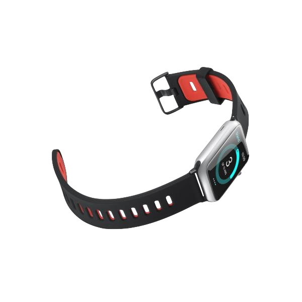 Correa Apple Watch 38 / 41 mm Devia Two Tone - Negro / Rojo