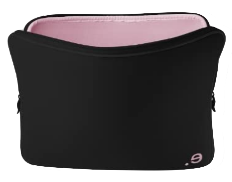 Funda La Robe Black Addict 15,4 color NEGRA con interior ROSA (Pink) (OCT 08)