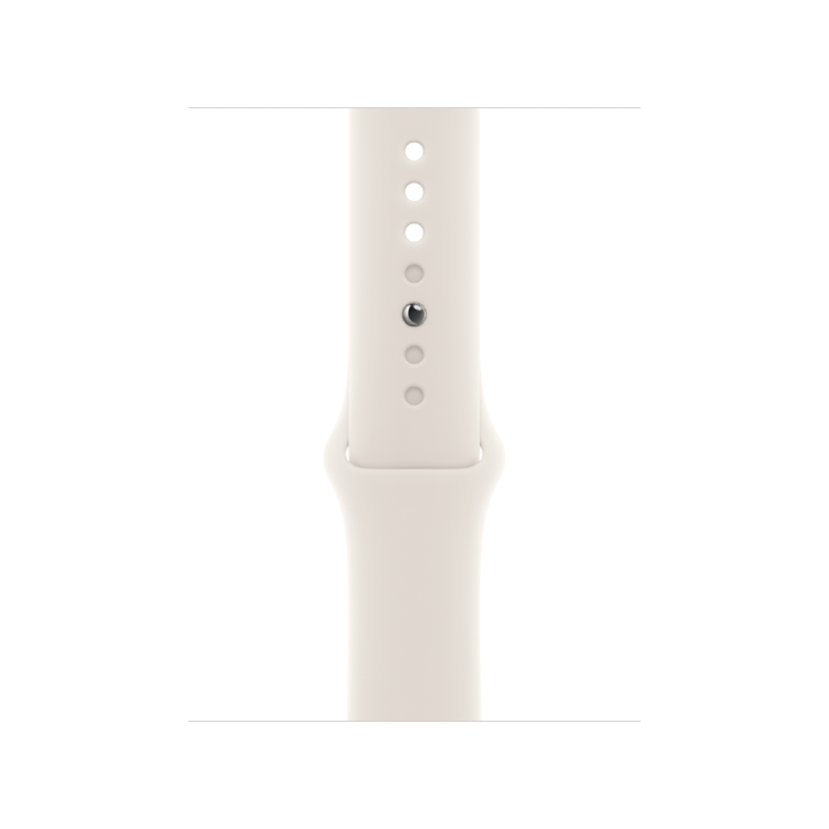 Correa deportiva color blanco estrella (42 mm) - Talla S/M