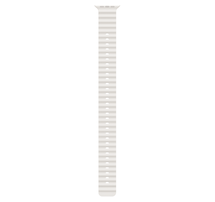Correa Ocean Apple Watch Ultra 49mm - Blanco - Extensión