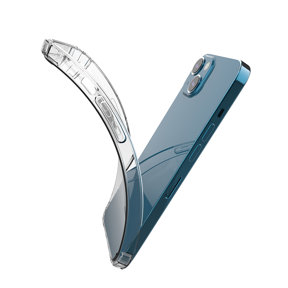 Funda iPhone 13 Pro Air Cushion - Transparente (Bolsa Compostable Eco-Friendly)