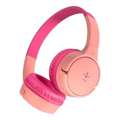 Auriculares inalámbricos supraaurales para niños Rosa Belkin