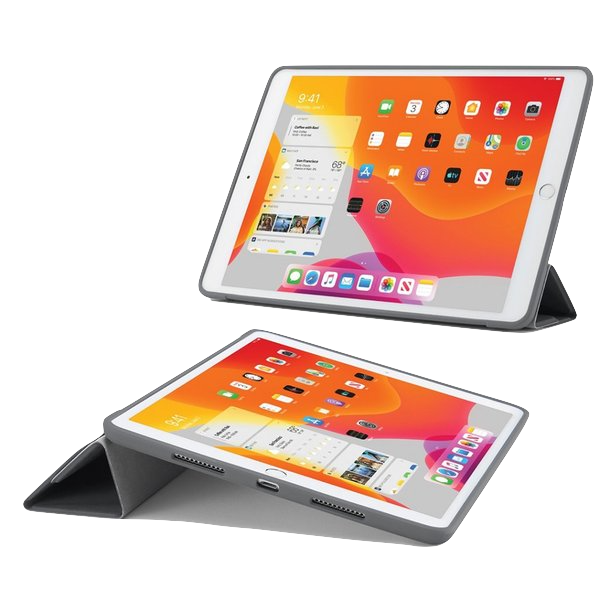 Funda iPad 10,2 Pipetto London Origami - Gris