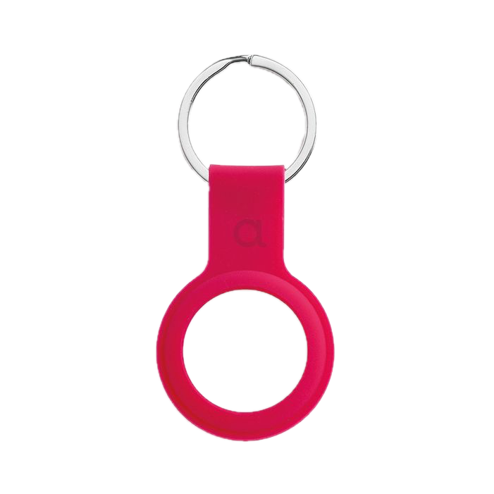 Llavero GiGiTag de silicona para el AirTag de Aiino - Cereza