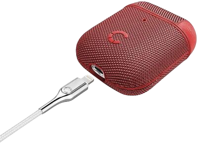 Carcasa AirPods CYGNETT Coque TEKVIEW 1st/2nd Gen Roja