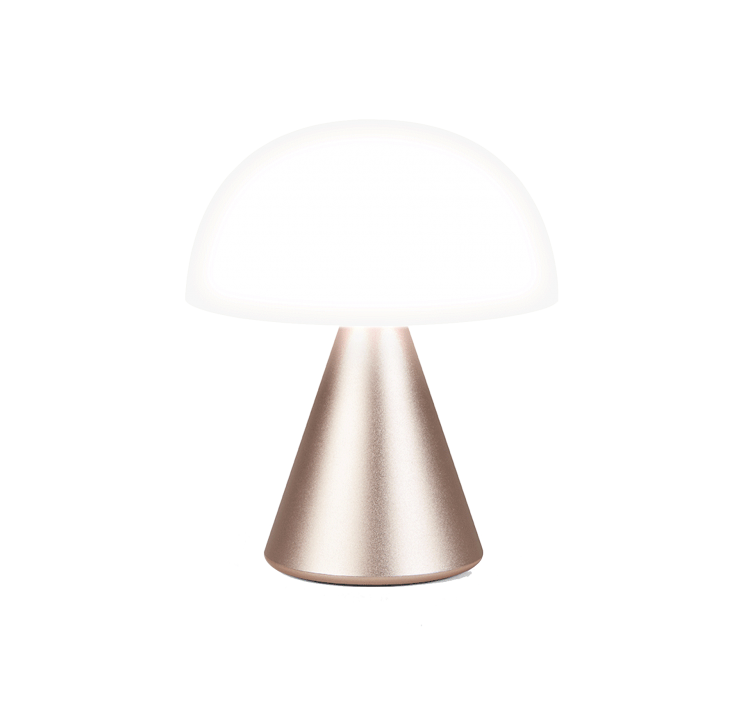Lampara recargable Lexon Mina mini Led - Dorado