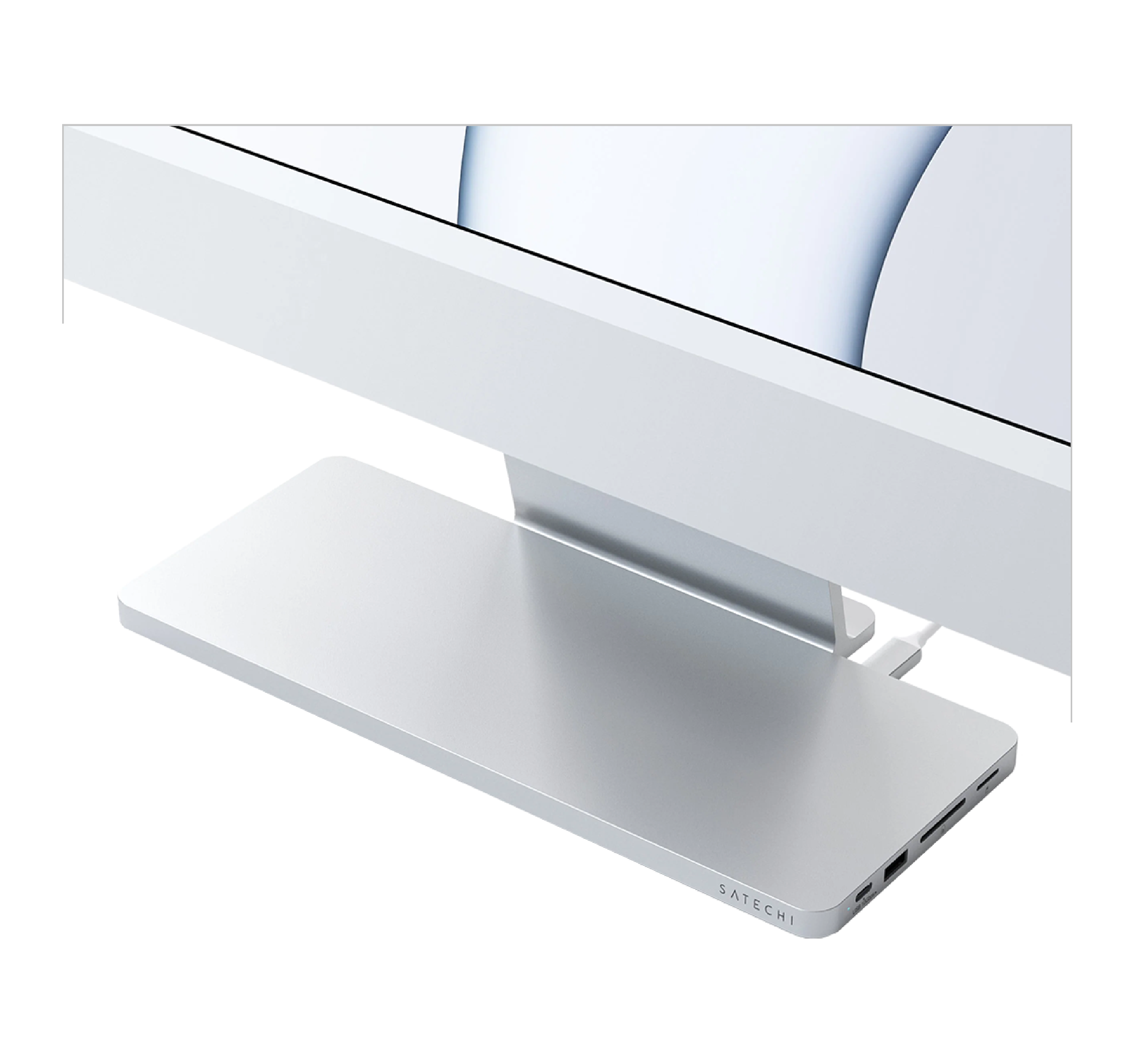 Adaptador multipuerto Slim de Satechi para iMac 24 - Plata