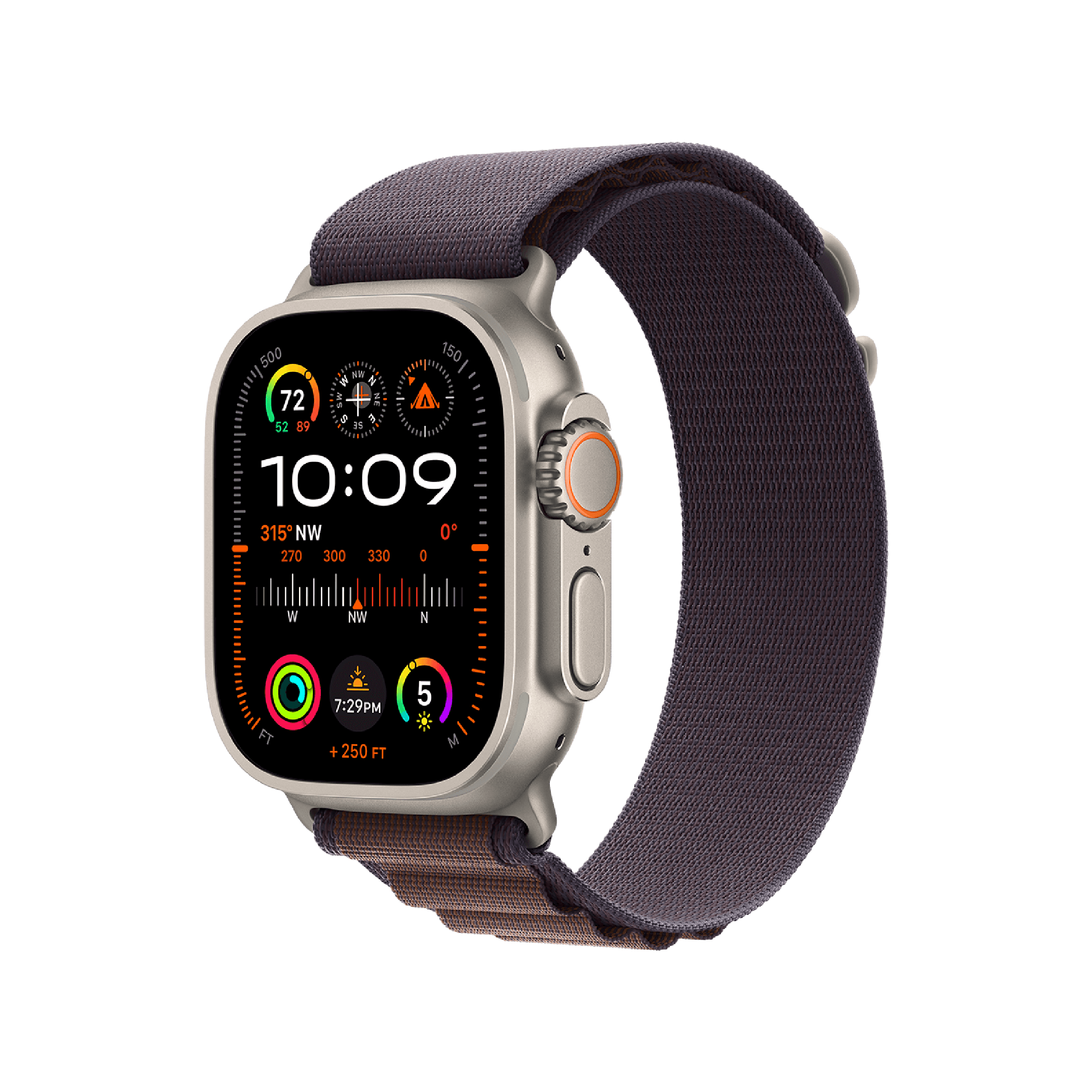 Apple Watch Ultra 2 GPS + Celular 49mm Caja Titanio Natural - Correa Loop Alpine Indigo (Pequeña, muñeca de 130 a 160mm)