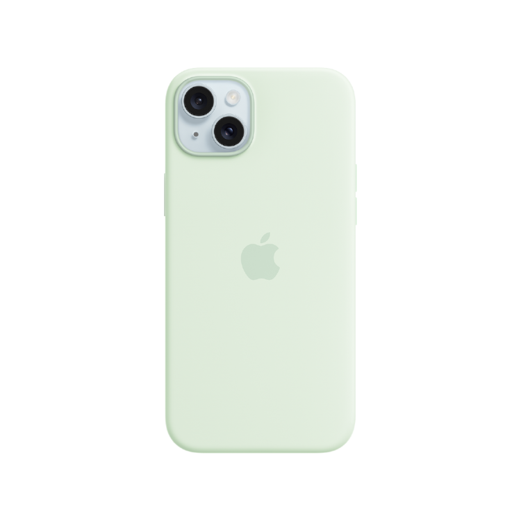 Funda iPhone 15 Plus Apple Silicone Case - Menta Suave