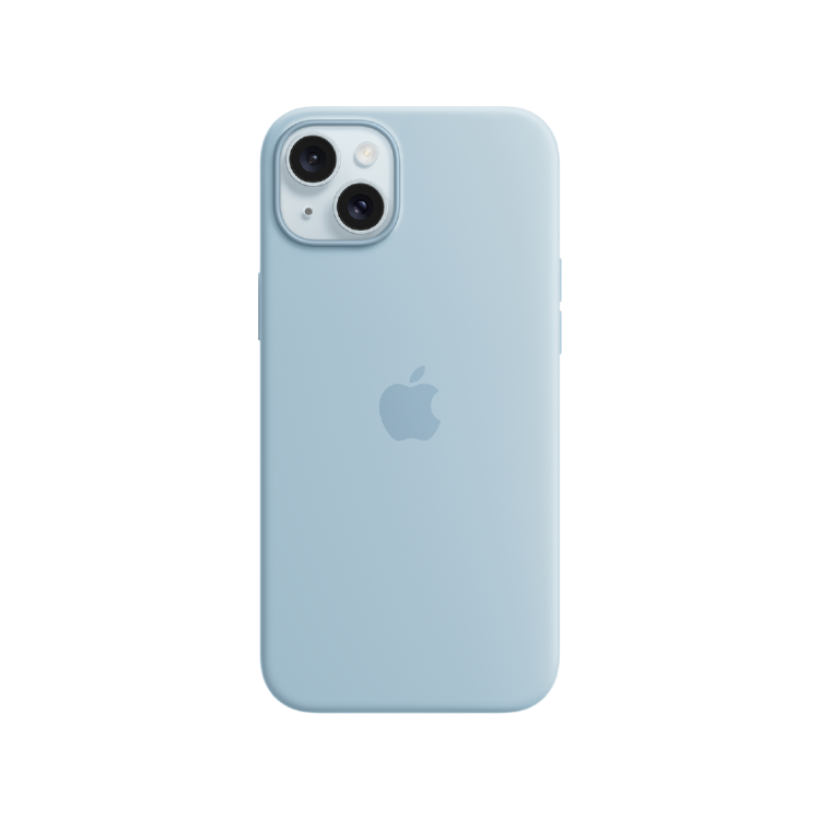 Funda iPhone 15 Plus Apple Silicone Case - Azul Claro