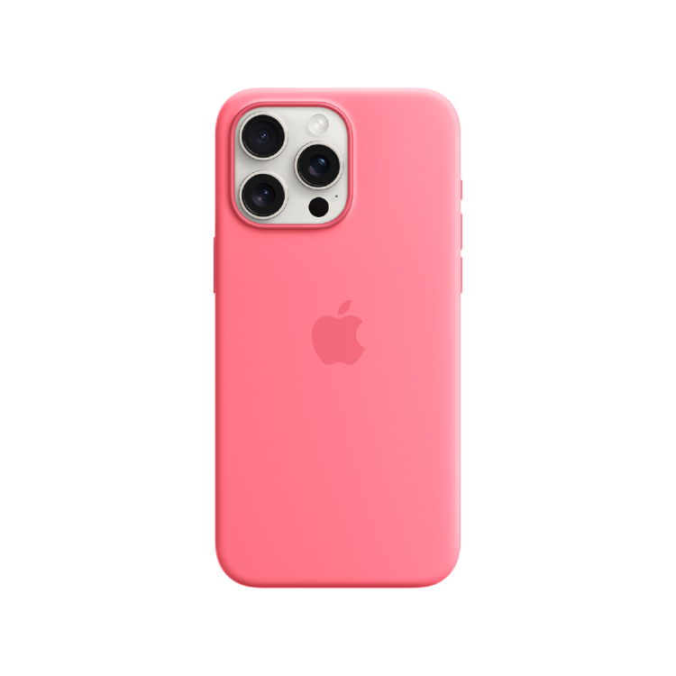 Funda iPhone 15 Pro Max Apple Silicone Case - Rosa