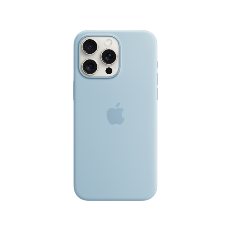 Funda iPhone 15 Pro Max Apple Silicone Case - Azul Claro