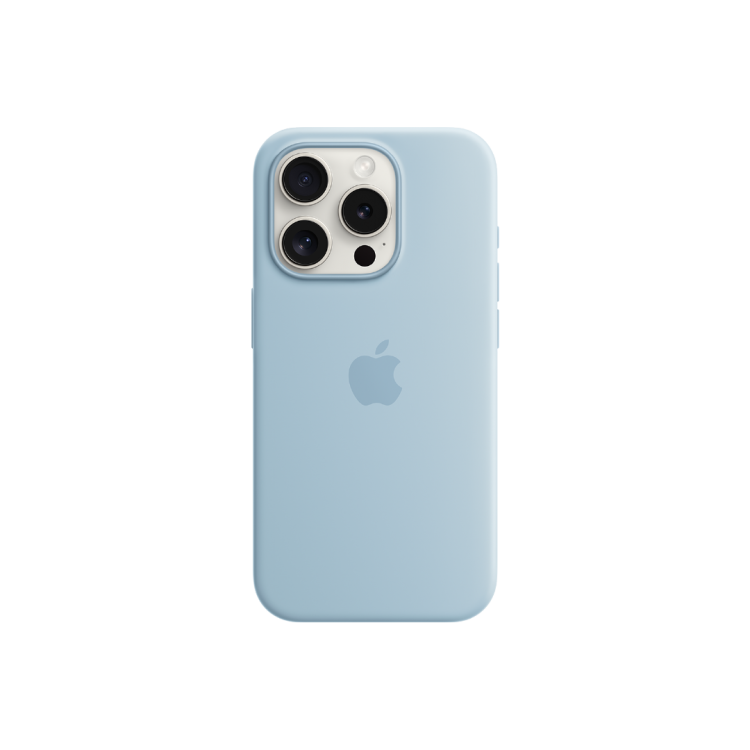 Funda iPhone 15 Pro Apple Silicone Case - Azul Claro