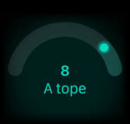 Puntuación de Disposición: 8, A tope